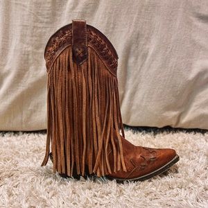 Dingo Fringe Leather Boot
